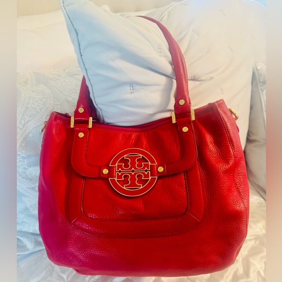 Tory Burch Cherry Red Shoulder Bag - Picture 10 of 16